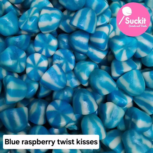 Blue Raspberry Twist Kisses